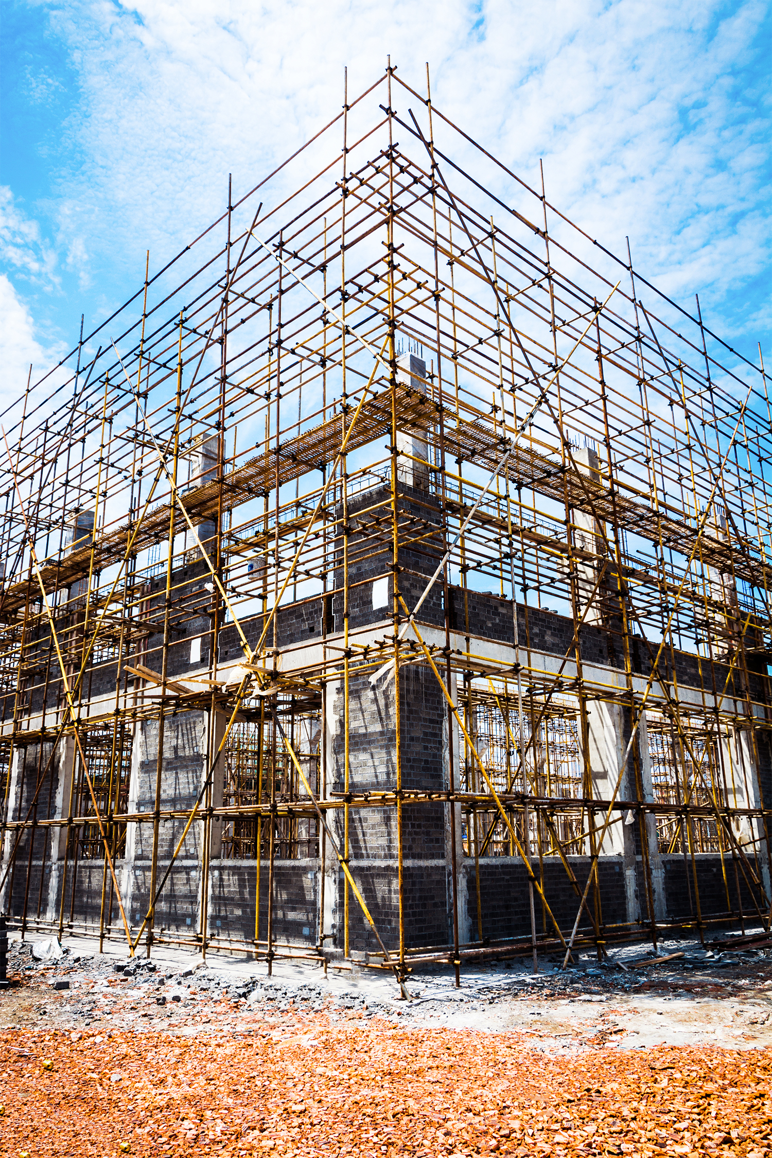 large building-site